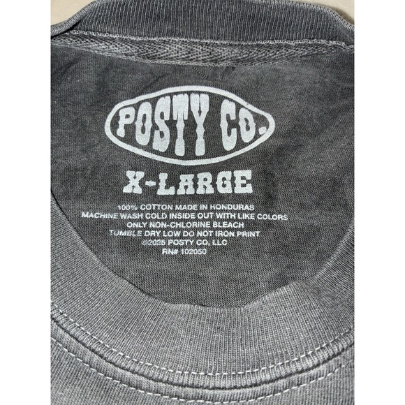 Post Malone Knight Tour Tee XL Charcoal Big Ass Stadium Tour NEW *spots - Picture 5 of 9